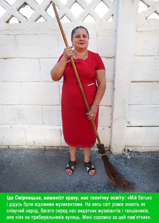 Роми з мітлою влаштували флешмоб через пам'ятник, який їм не сподобався: фоторепортаж