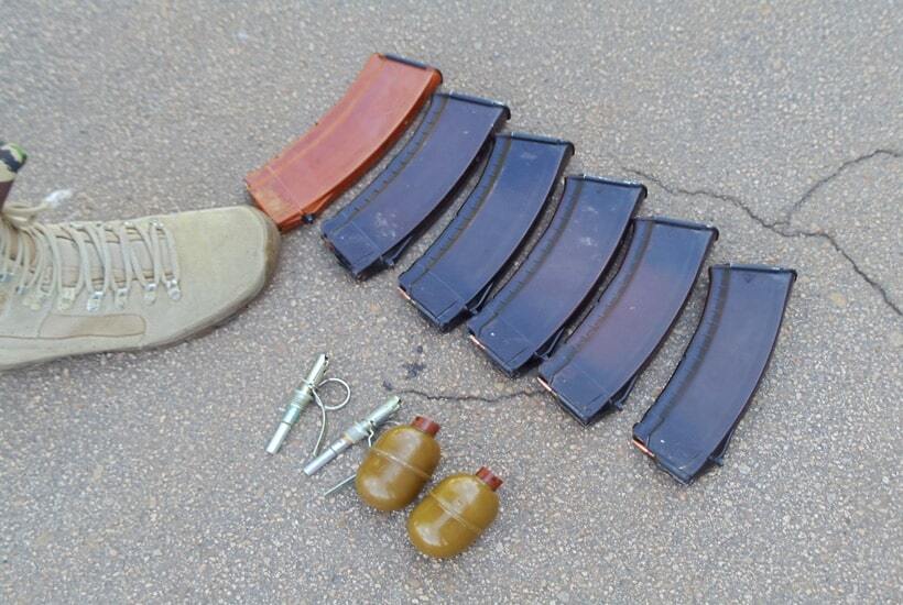 На Донбассе нацгвардейцы поймали дезертира с боеприпасами: фотофакт