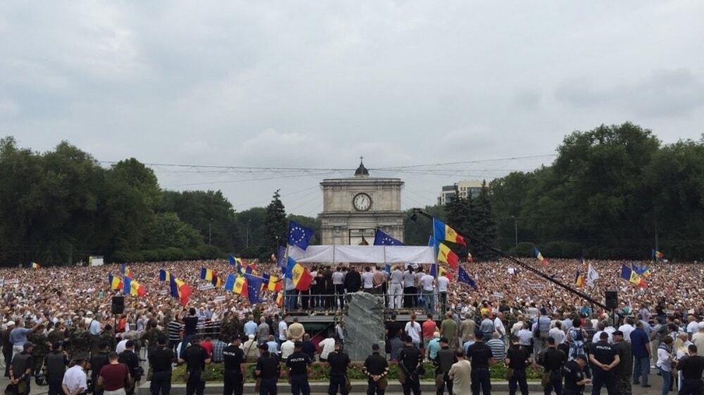 Протестувальники в Кишиневі озвучили свої вимоги