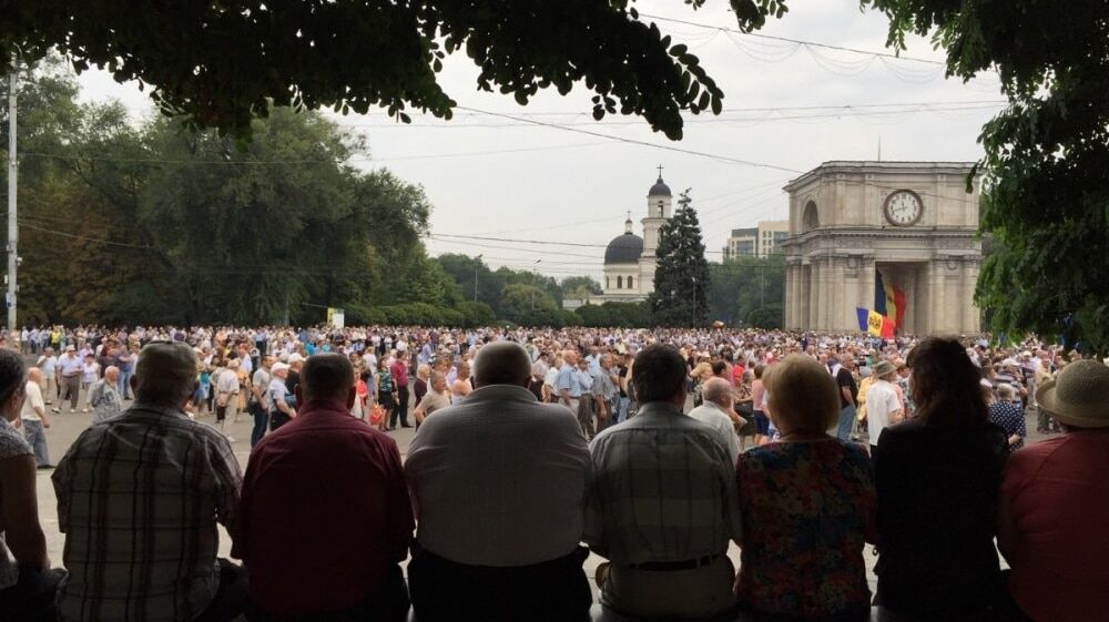 Протестувальники в Кишиневі озвучили свої вимоги