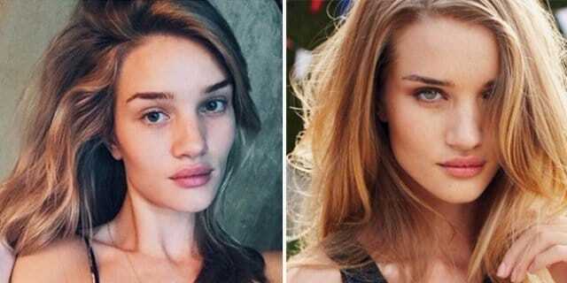 15 самых красивых женщин мира с макияжем и без
