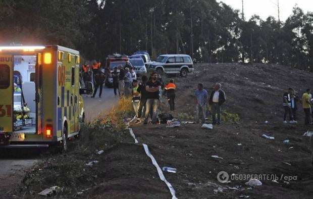 Испанский гонщик сбил насмерть шесть человек: шокирующее видео