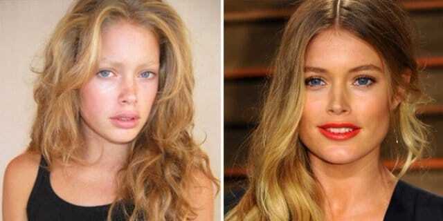 15 самых красивых женщин мира с макияжем и без