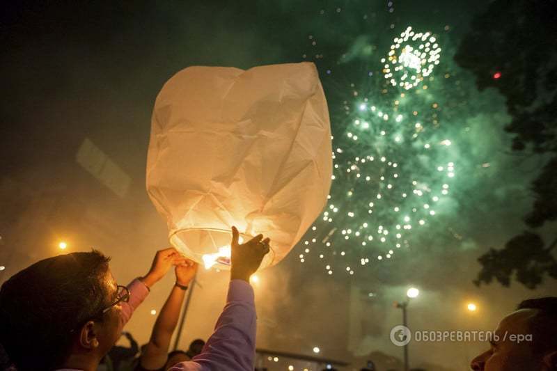 Як світ зустрічав Новий, 2016-й рік: фоторепортаж