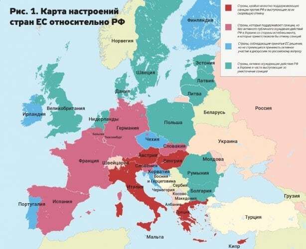 Друзья и враги Путина: составлена карта лояльности стран ЕС к России