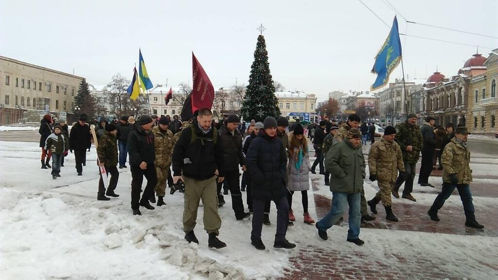 У Кіровограді мітингували за проукраїнське перейменування: опубліковані фото