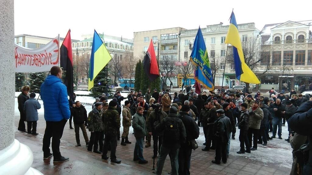 В Кировограде митинговали за проукраинское переименование: опубликованы фото