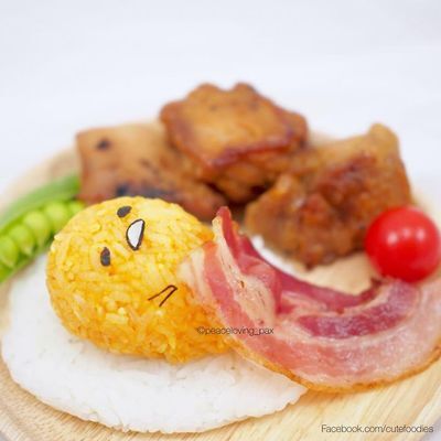 Веселая еда: мультяшные герои из риса