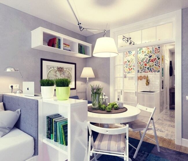 10 дизайнерских хитростей, как увеличить маленькую квартиру 