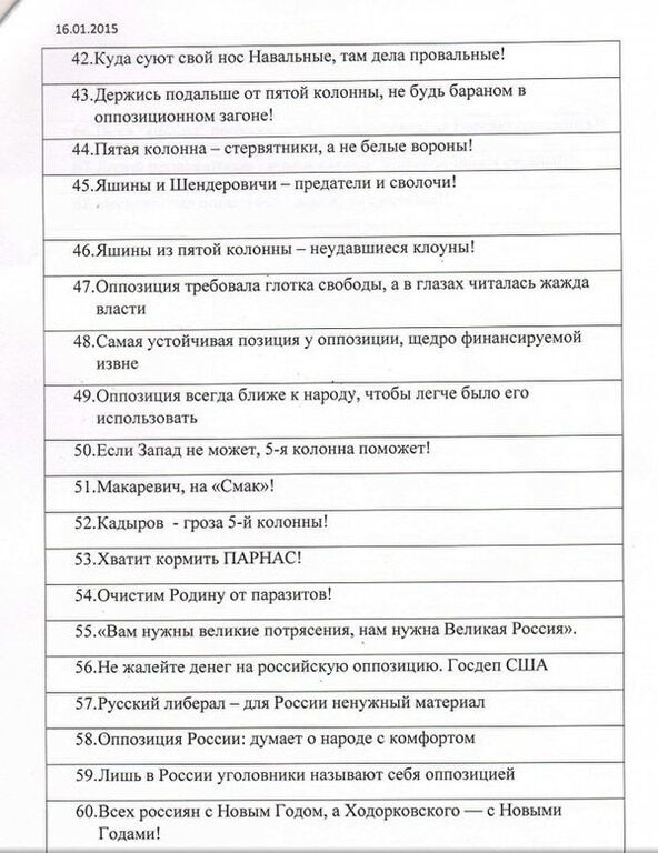 "Спаситель России": в соцсеть "слили" список лозунгов для митинга за Кадырова