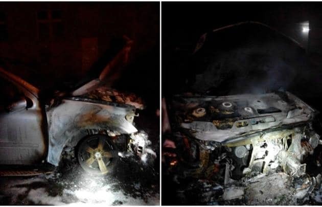 На Закарпатье сожгли машину бывшего главы облсовета