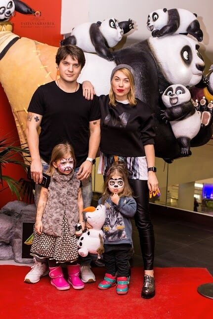 Яна Клочкова, Фоззи, Анатолич посетили в Киеве премьеру "Панда Кунг-Фу 3"