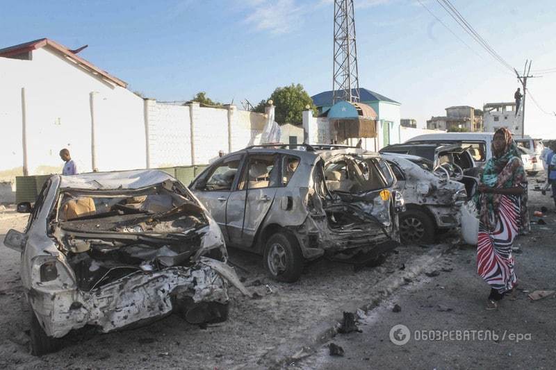 У Сомалі жертвами атаки на пляжний ресторан стали 20 людей: фото з місця теракту