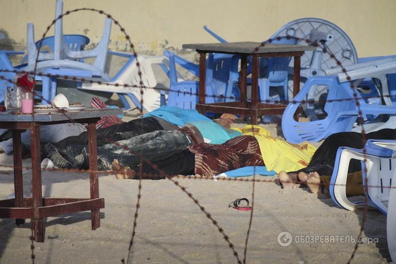 У Сомалі жертвами атаки на пляжний ресторан стали 20 людей: фото з місця теракту
