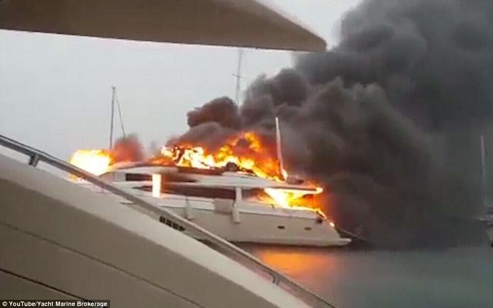 У Туреччині російському олігархові спалили яхту вартістю $5,7 млн: опубліковані фото і відео
