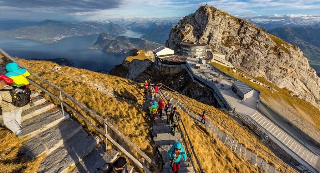 Жемчужина Швейцарии: захватывающие дух фото Люцерна с высоты птичьего полета