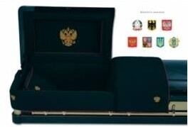 Росіян ховатимуть в елітних трунах "патріот": опубліковано фото