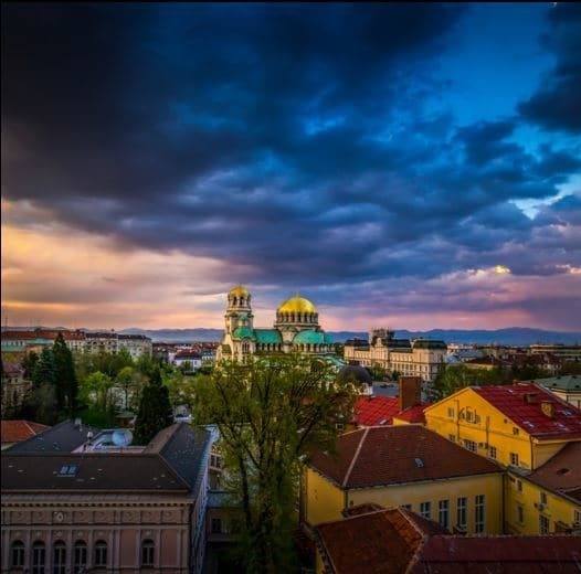 Красота Болгарии: атмосферные фото города София