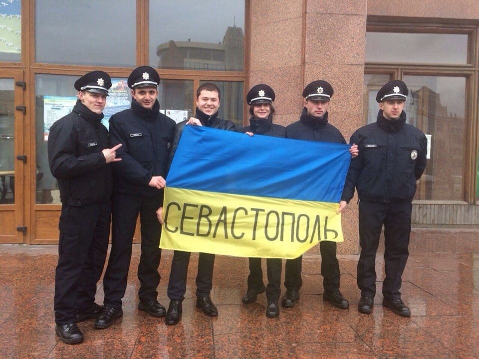 Переселенка из Севастополя стала копом в Ивано-Франковске. Фотофакт