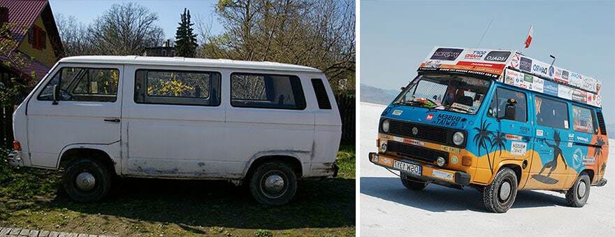 Польская пара посетила более 50 стран на старом фургоне: фото яркого путешествия