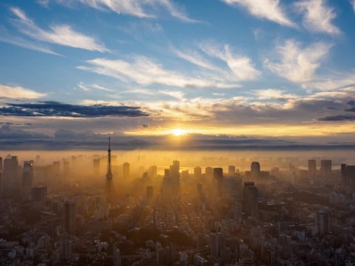 Ближче до Сонця: опубліковані розкішні панорами Токіо з висоти небес