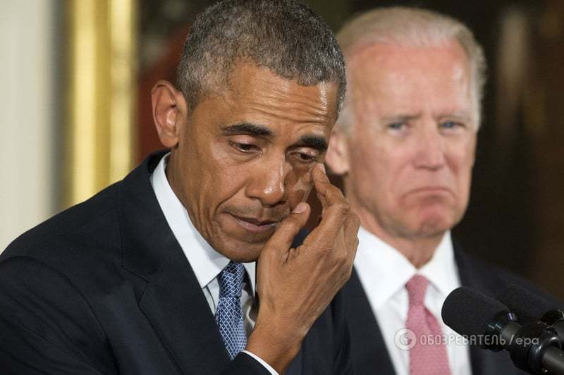 Обама расплакался, вспоминая жертв трагедии в "Сэнди Хук"