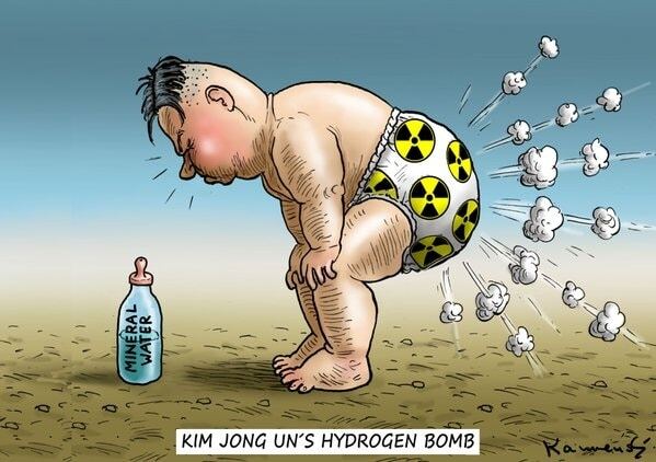 Кім Чен Ин і його "воднева бомба": у мережі висміяли ядерні випробування КНДР