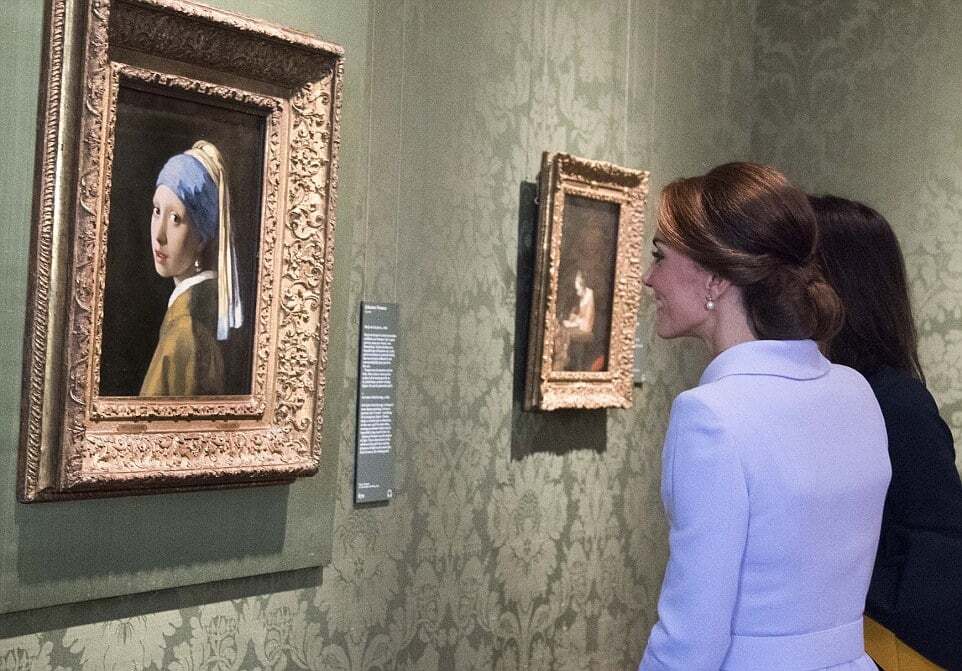 Элегантная Кейт Миддлтон очаровала короля Нидерландов в Гааге