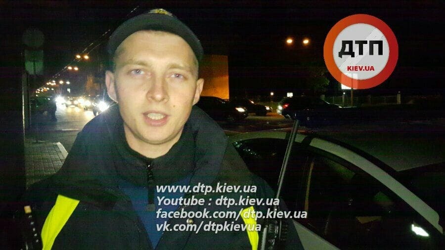 ДТП в центре Киева: мотоциклист попал в больницу