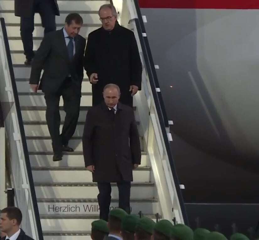 Початок "нормандської зустрічі": Путін прибув до Берліна