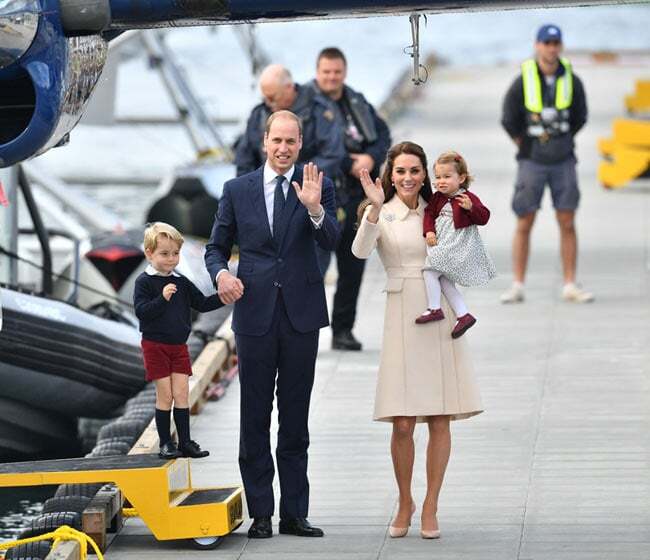 Принц Джордж и принцесса Шарлотта трогательно попрощались с Канадой