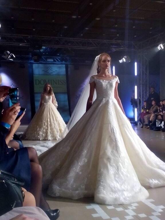 Кілометри фатину, бісер і стиль "бохо": українські дизайнери показали весільні сукні