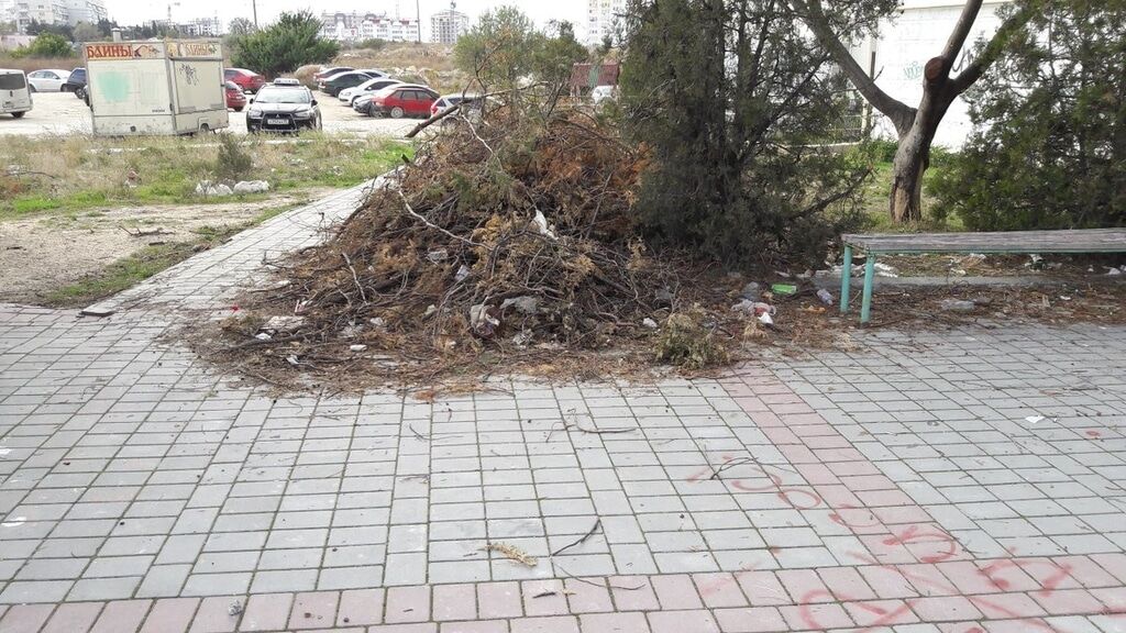 Ржавые качели и горы мусора: в сети показали жуткую детскую площадку в Крыму. Фотофакт