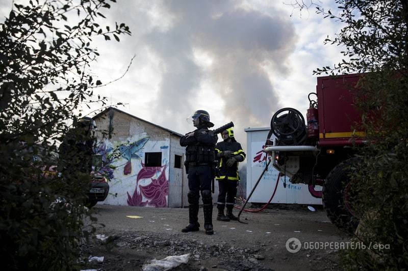 У Франції після вибуху в "джунглях Кале" відбулися сильні пожежі