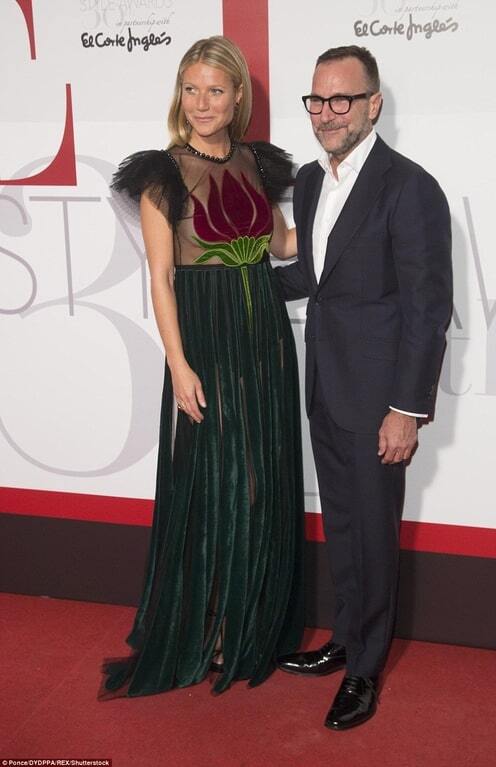 Гвинет Пэлтроу в прозрачном платье и Элизабет Херли блистали на вечеринке в Мадриде