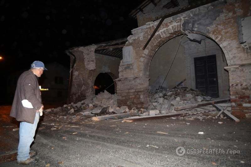 Землетрясение в Италии: повреждены дома трех тысяч человек
