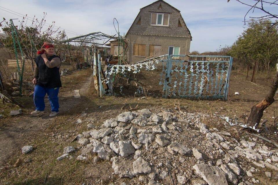 Борьба за Водяное: террористы применили фосфорные боеприпасы. Фотофакт