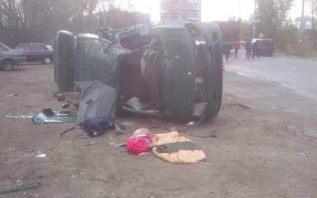 На запорожской трассе произошла автокатастрофа