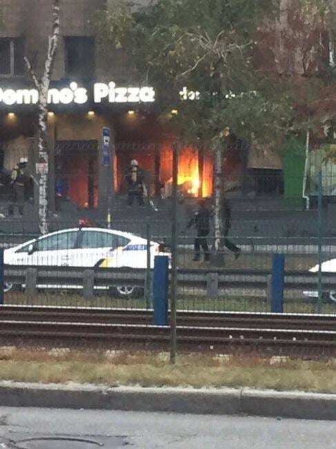 В Киеве горела популярная пиццерия