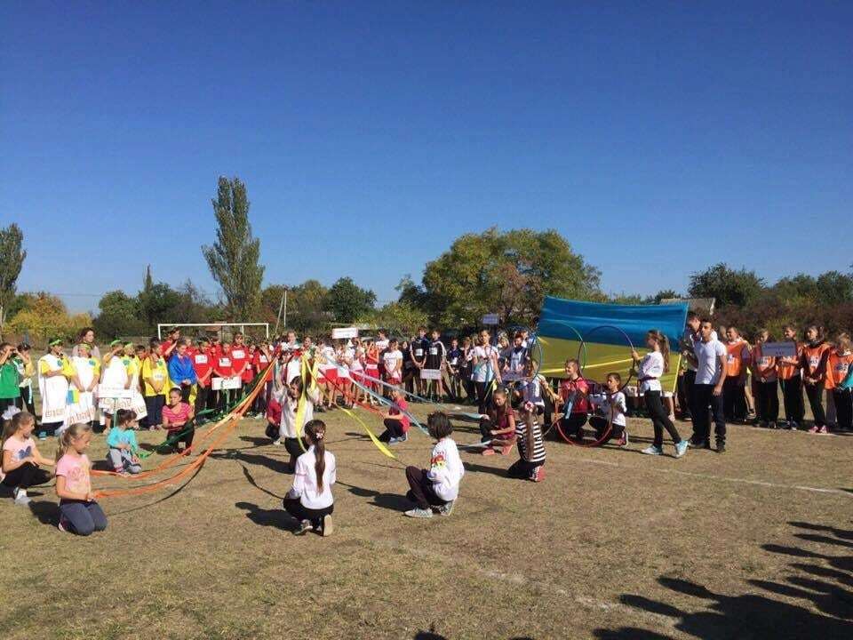 В запорожском селе состоялись Малые олимпийские игры