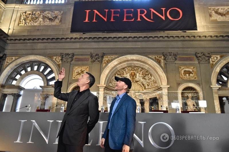 Том Хэнкс побывал на закрытой премьере "Инферно" во Флоренции