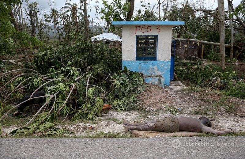Жертвами урагана "Мэтью" на Гаити стали уже 877 человек