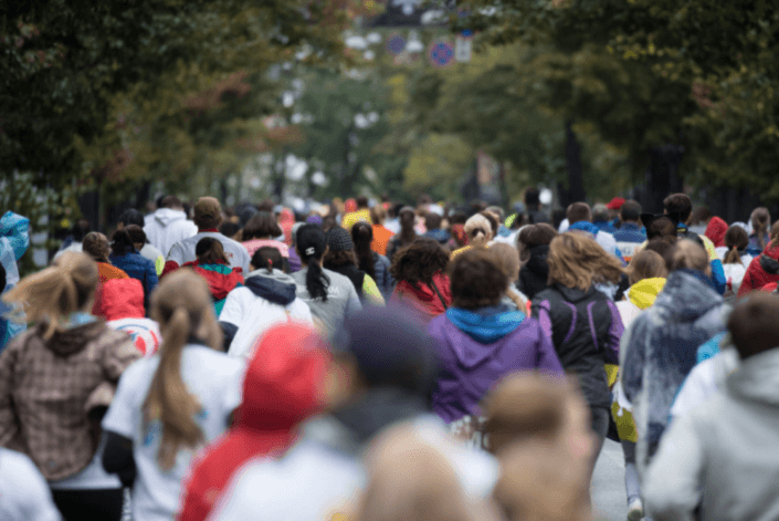 В Киеве под дождем состоялся многотысячный международный марафон. Опубликованы фото