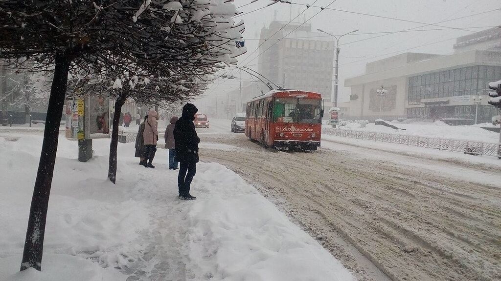 Зима в ноябре: Ивано-Франковск завалило снегом. Потрясающие фото