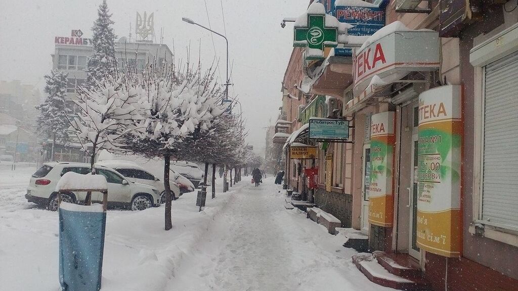 Зима в ноябре: Ивано-Франковск завалило снегом. Потрясающие фото
