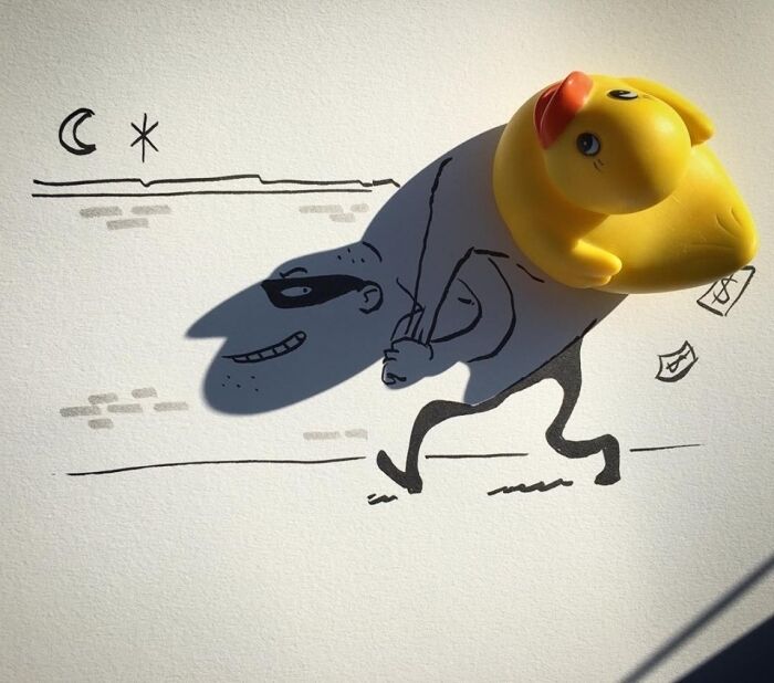 Як яблуко перетворюється в сову: художник із Бельгії створює унікальні картинки з тіні 