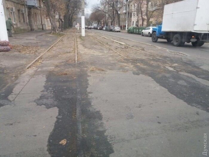 Помилочка вийшла: дорожники Одеси закатали в асфальт трамвайні колії
