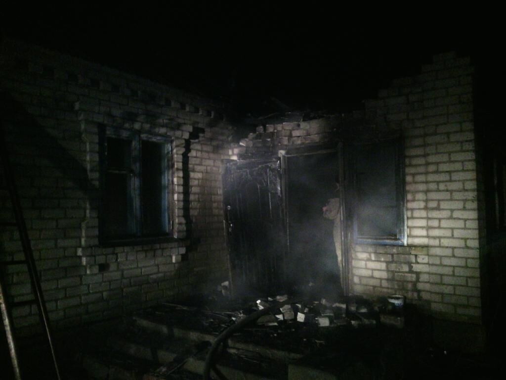 В Запорожской области на пожаре травмировался мужчина