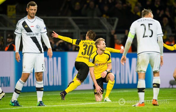 Гольове божевілля в Дортмунді: як "Боруссія" і "Легія" забили 12 м'ячів