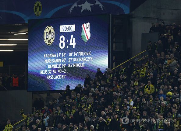 Голевое сумасшествие в Дортмунде: как "Боруссия" и "Легия" забили 12 мячей - опубликованы фото